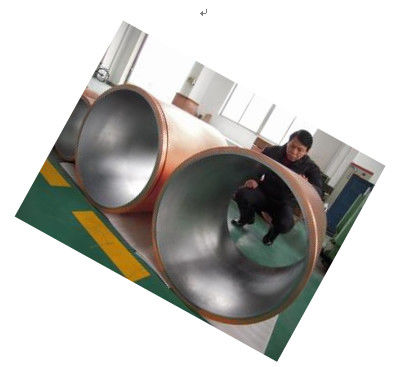 China Vierfaches Verjüngungs-Kupfer-Form-Rohr für CCM, großer Durchmesser-Stranggießen-Form fournisseur