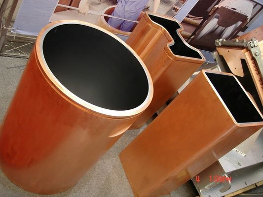 China Doppeltes Verjüngungs-Kupfer-Form-Rohr für Metallstranggießen-Kristallisator fournisseur